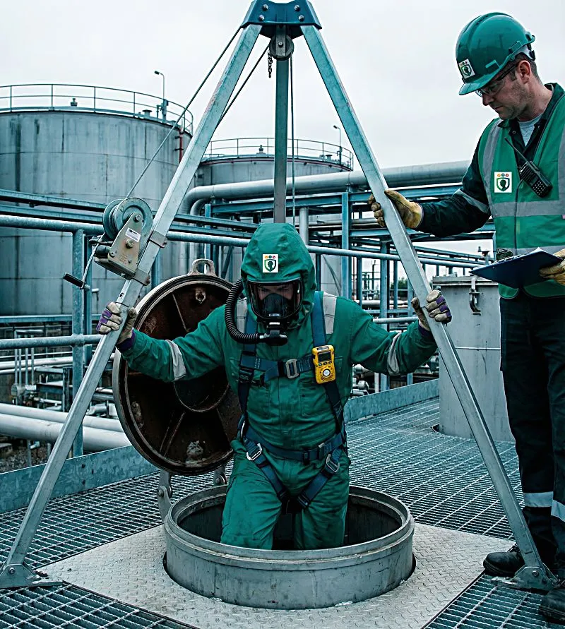 Treinamento de espaço confinado no Paraná
